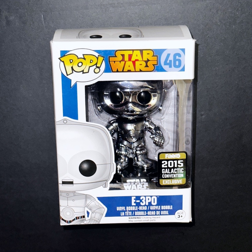 E-3PO Star Wars droid Funko Pop Figure - RARE 2015 Galactic Convention exclusive